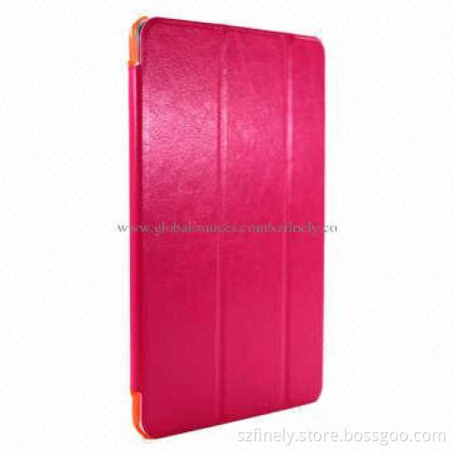 Leather Case for iPad Mini 2，Smart Cover + Crystal PC, Translucent Design, Show Original Beauty